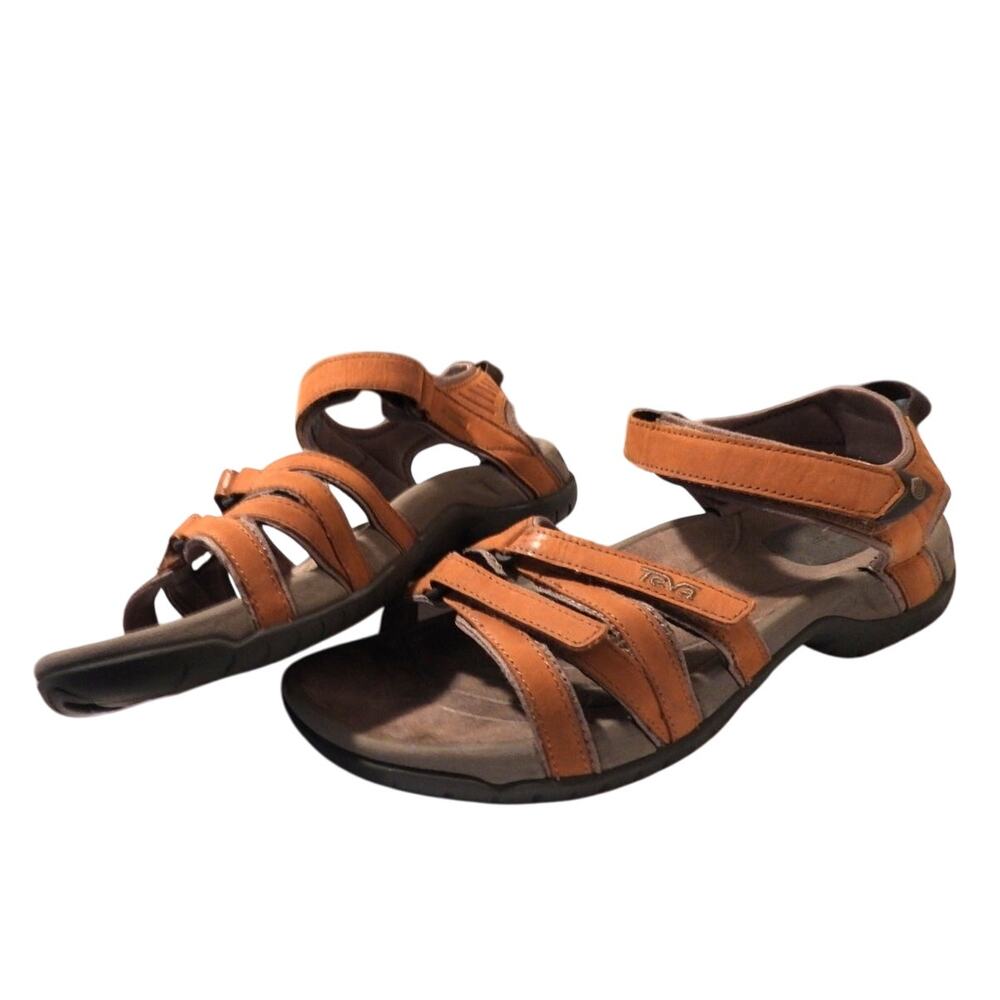 Teva Tirra sandal  Women's brown Leather sandal size 10